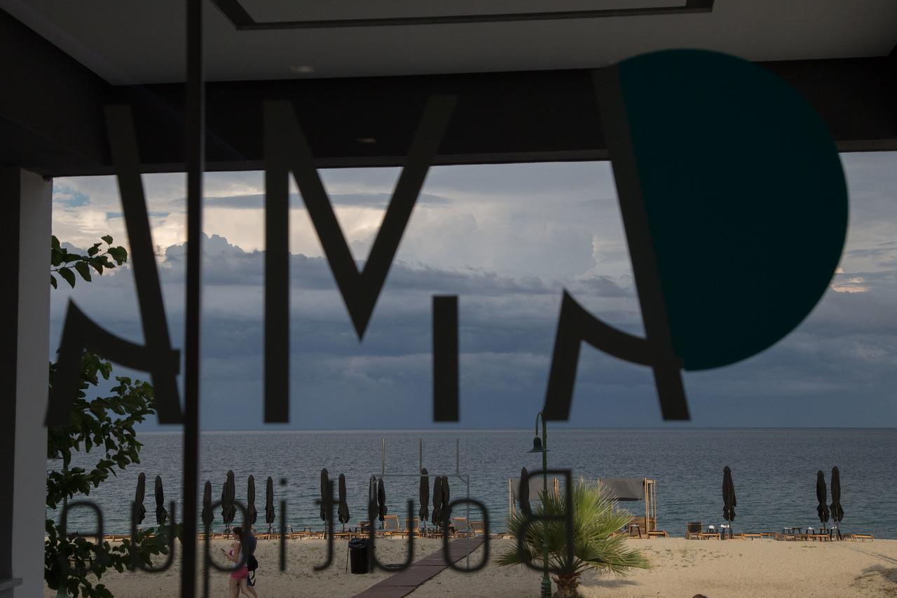 Amalia Rooms Sea View Vrasná Exteriör bild